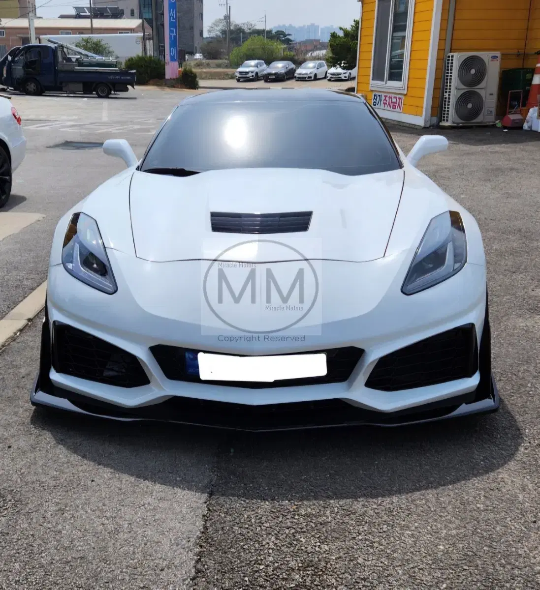 쉐보레 콜벳 C7 프론트 바디 키트 / 앞범퍼 ZR1 스타일 룩